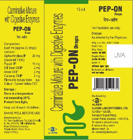 Pep-on Drops Device mark 4466670 Trademark