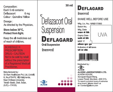 Deflagard Oral Suspensions Device mark 4466671 Trademark