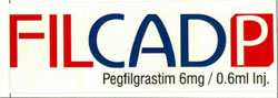 Filcadp - Pegfilgrastim 6mg/ 0.6ml Inj. Device mark 4475886 Trademark