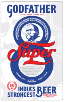 Godfather Super 8 Super Strong Beer Device mark 4480424 Trademark