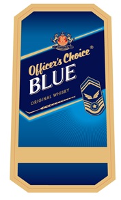 Officer's Choice Blue Original Whisky Device mark 4481554 Trademark