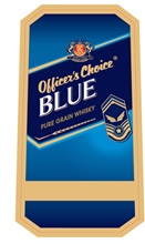 Officer's Choice Blue Pure Grain Whisky Device mark 4481558 Trademark