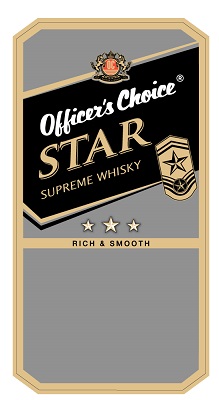 Officer's Choice Star Supreme Whisky Device mark 4481565 Trademark