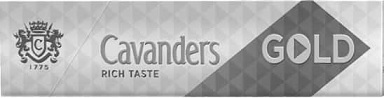 Cavanders Gold (label) Device mark 4487988 Trademark