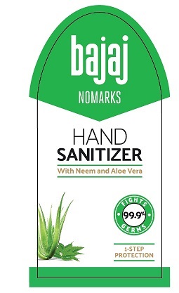 Bajaj Nomarks Hand Sanitizer Device mark 4493486 Trademark