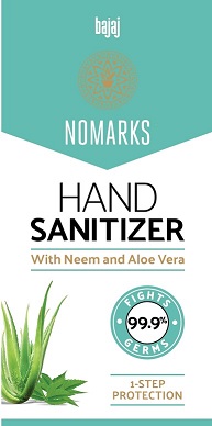 Bajaj Nomarks Hand Sanitizer Device mark 4493487 Trademark
