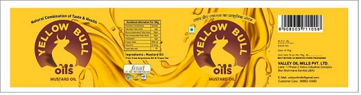 Yellow Bull Label Device mark 4508558 Trademark