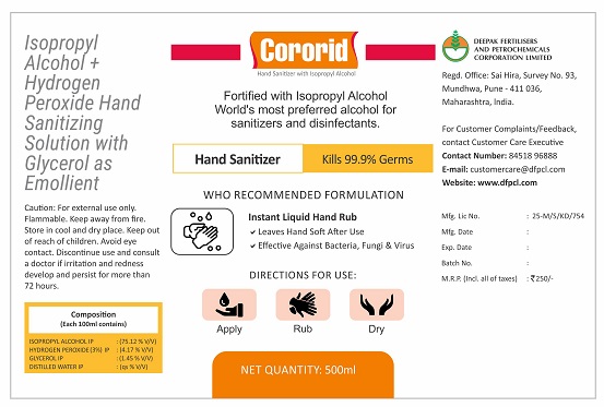 Cororid Device mark 4519866 Trademark