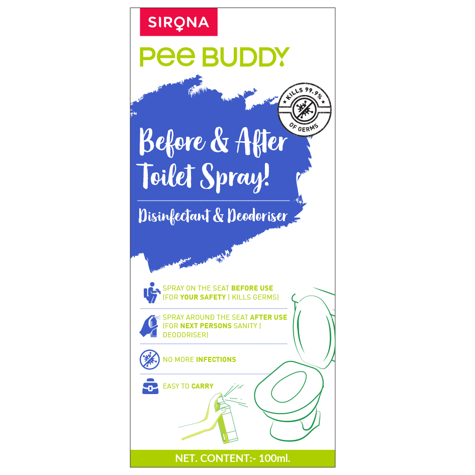 Pee Buddy Before & After Toilet Spray Device mark 4534078 Trademark