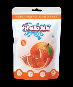 Mala's Mellojels Orange Flavour Device mark 4527619 Trademark