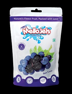 Mala's Mellojels Grape Flavour Device mark 4527620 Trademark