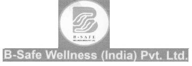 B- Safe Wellness India Private Limited With Device Device mark 4545061 Trademark