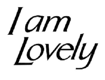I Am Lovely (stylised Logo) Device mark 4545341 Trademark
