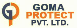 Goma Protect Pvt. Ltd. With Gp Logo Device mark 4545667 Trademark
