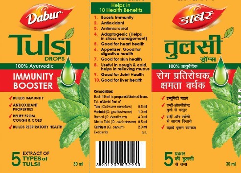 Dabur Tulsi Drops Device mark 4545842 Trademark