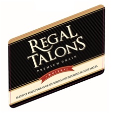 Regal Talons Premium Grain Whisky Blend Of Finest Indian Grain Spirits And Imported Scotch Malts (device) Device mark 4556628 Trademark