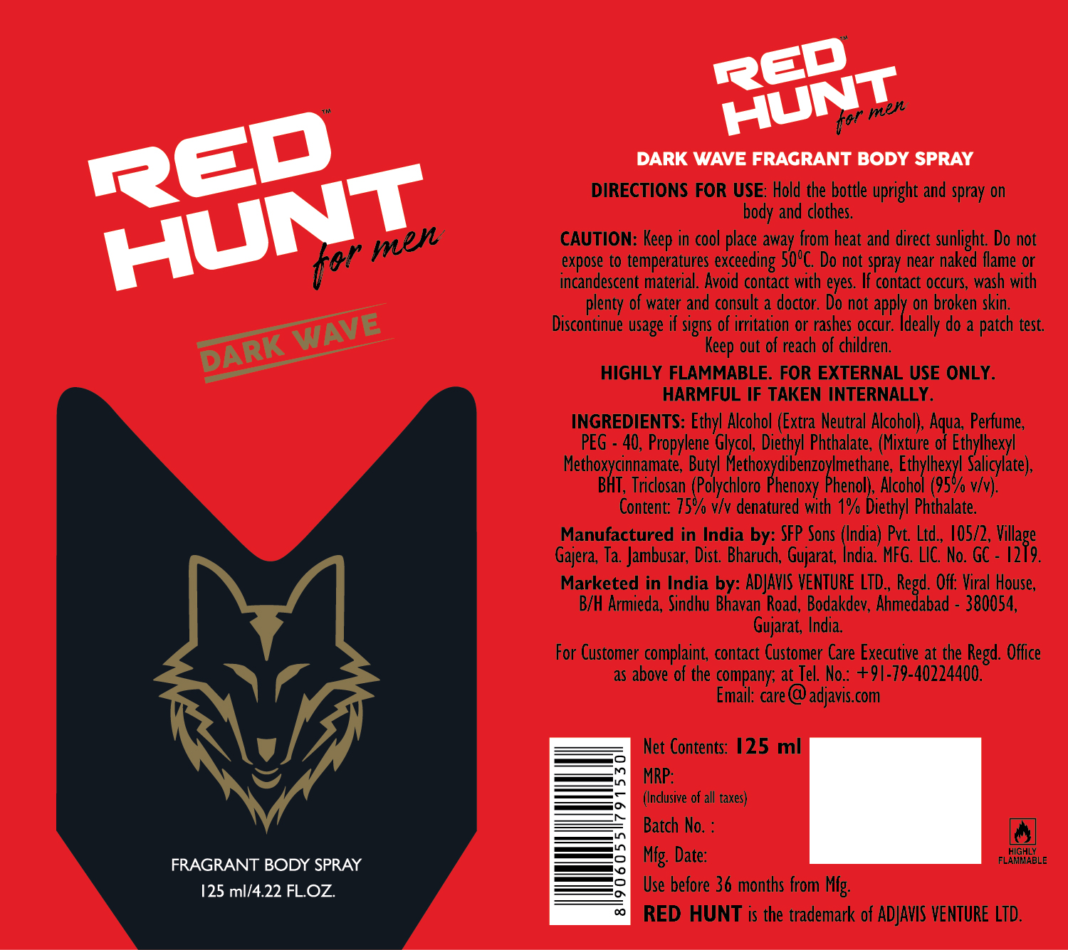 Red Hunt Dark Wave Device mark 4565797 Trademark