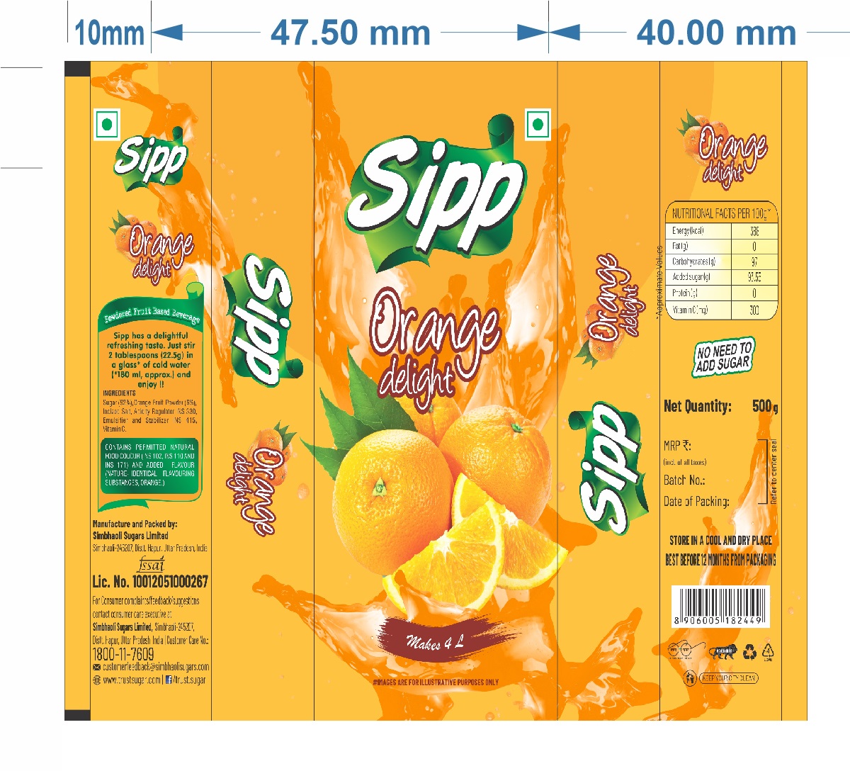 Sipp Orange Delight Device mark 4560210 Trademark