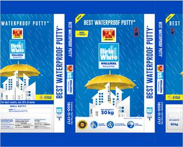 Birla White Wallseal Waterproof Putty Device mark 4580643 Trademark