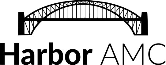 Harbor Amc Device Of Bridge In Black & White Color Get Up Label Device mark 4582177 Trademark