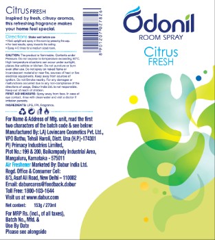 Odonil Citrus Fresh Device mark 4584469 Trademark