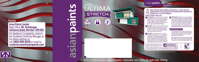 Apex Ultima Strech With Asian Paints Device mark 4584746 Trademark