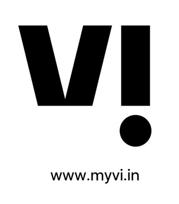 Vi Www.myvi.in (logo In Black And White) Device mark 4586187 Trademark