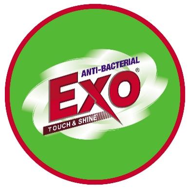 Antibacterial Exo Touch And Shine Round Sticker Device mark 4607756 Trademark