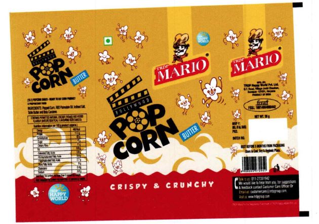 Trdp Mario Popcorn Device mark 4609044 Trademark