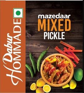 Dabur Hommade Mazedar Mixed Pickle Device mark 4629852 Trademark