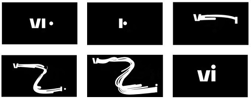 Vi Motion Mark (in Black And White) Device mark 4639264 Trademark