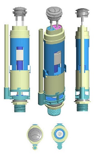 Cannister Valve 3d Device mark 4653737 Trademark