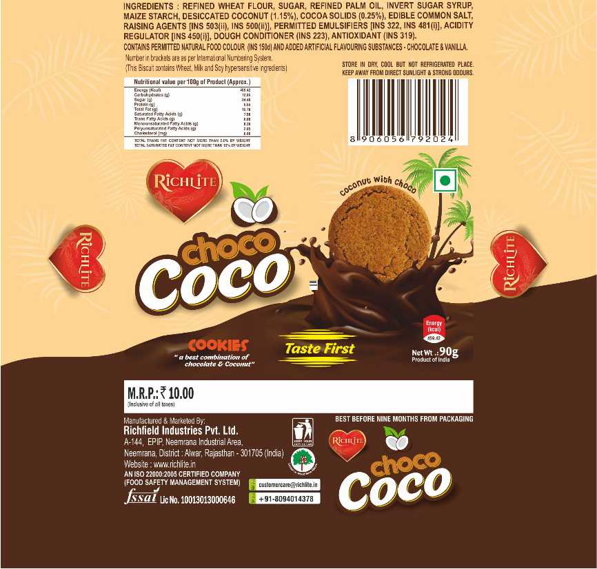 Richlite Choco Coco Device mark 4657999 Trademark
