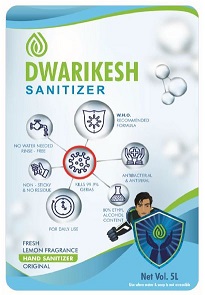 Dwarikesh Sanitizer Device mark 4659260 Trademark