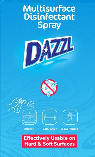 Dazzl Multisurface Disinfectant Spray Device mark 4659677 Trademark