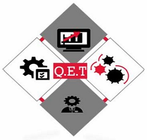 Q.e.t ( Logo And Device) Device mark 4655669 Trademark