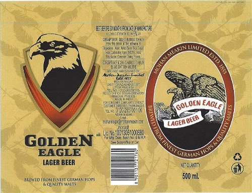 Golden Eagle Lager Beer Device mark 4663921 Trademark