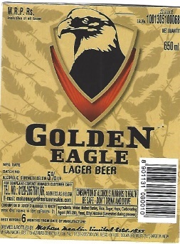 Golden Eagle Lager Beer Device mark 4663922 Trademark
