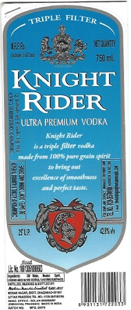 Knight Rider Ultra Premium Vodka Device mark 4663926 Trademark