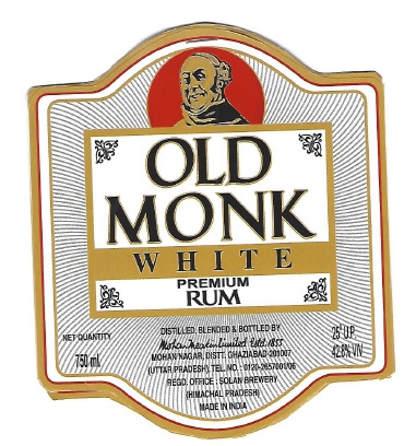 Old Monk White Permium Rum Device mark 4663933 Trademark