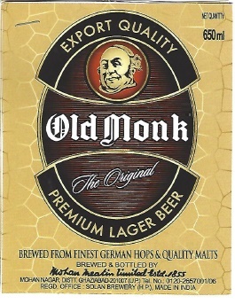 Old Monk Premium Lager Beer Device mark 4663934 Trademark