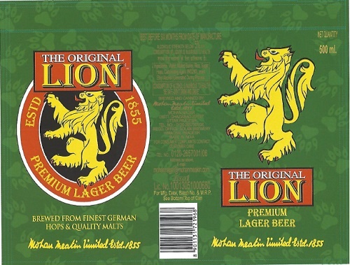 The Original Lion Premium Lager Beer Device mark 4663938 Trademark