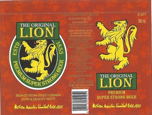 The Original Loin Premium Super Strong Beer Device mark 4663940 Trademark