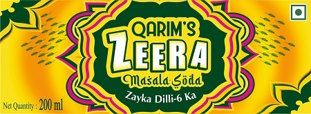 Qarim's Zeera Masala Soda ( Zayka Delhi-6 Ka ) Device mark 4656407 Trademark