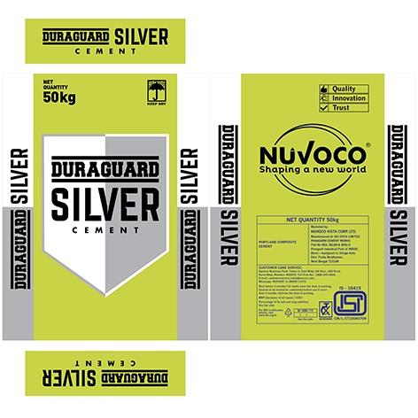Duraguard Silver Cement (packaging Front And Back Of The Bag) Device mark 4669999 Trademark