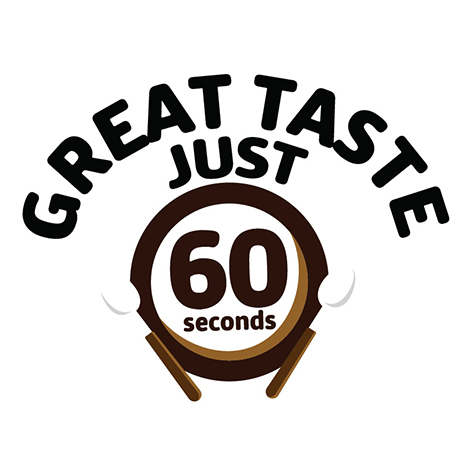 Great Taste Just 60 Seconds ( Logo Abd Device) Device mark 4667080 Trademark