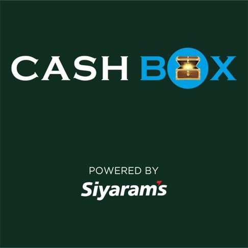 Cash Box Powered By Siyaram's Device mark 4668666 Trademark