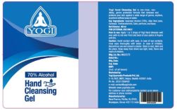Yogi Hand Cleansing Gel Device mark 4684217 Trademark
