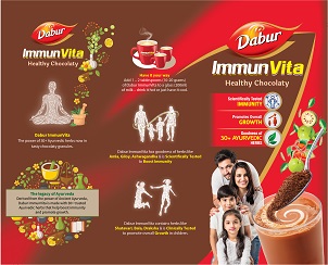 Dabur Immunvita Healthy Chocolaty Device mark 4677020 Trademark