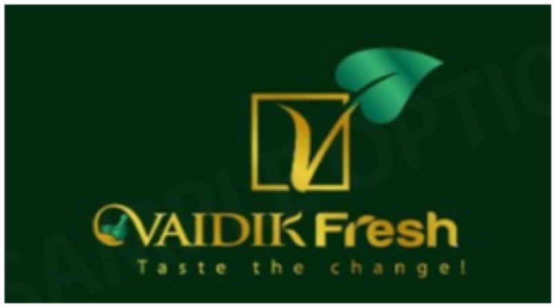 Vaidik Fresh (artistic) Together On The Top Leaf Beside The Box As Per Color Combination Label. Device mark 4710356 Trademark